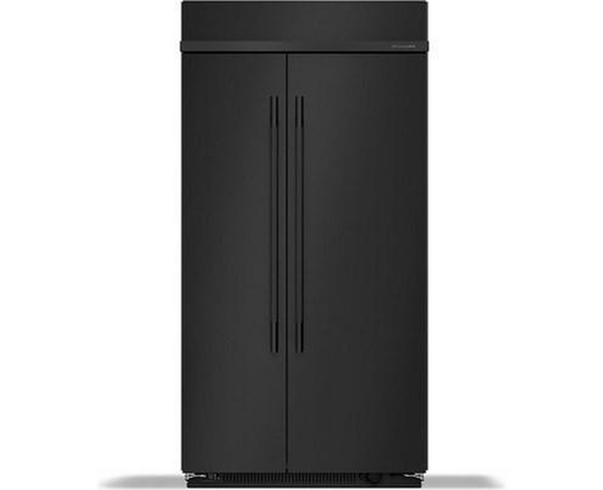 KitchenAid 42-Inch, 25.5 Cu. Ft. Built-In Side-By-Side Refrigerator With Platinum Interior - KBSN742SBE