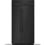 KitchenAid 42-Inch, 25.5 Cu. Ft. Built-In Side-By-Side Refrigerator With Platinum Interior - KBSN742SBE