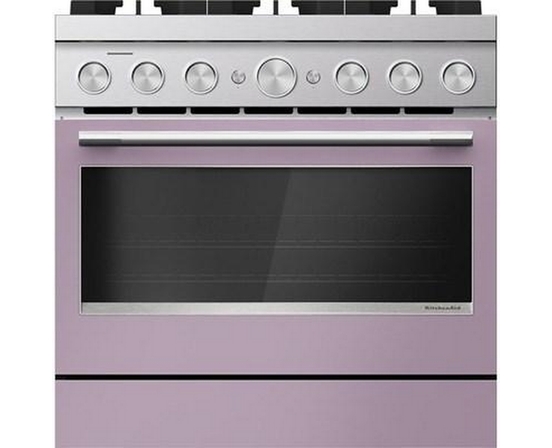 KitchenAid 36-Inch Freestanding Commercial-Style Dual-Fuel Range - KFDS936SWF