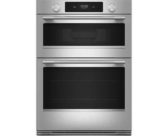 KitchenAid 27-Inch Built-In Combination Wall Oven With Microwave Oven With Convection Technology - KOEC727SPS