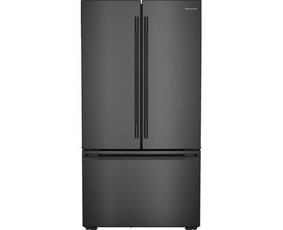 KitchenAid 36-Inch, 24 Cu. Ft. Counter-Dept French 3-Door Refrigerator With Internal Water Dispenser And Ice Maker - KRFC236SBE