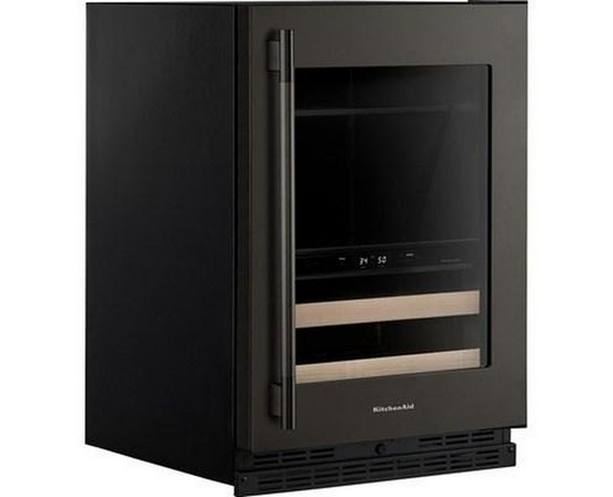 KitchenAid 4.89 Cu. Ft. Undercounter Beverage Center With Two Zones - KUBR524SBE