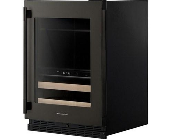 KitchenAid 4.89 Cu. Ft. Undercounter Beverage Center With Two Zones - KUBR524SBE