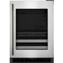 KitchenAid 4.89 Cu. Ft. Undercounter Beverage Center With Two Zones - KUBR524SSB