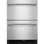 KitchenAid 24-Inch Double Drawer Refrigerator - KURT524SSB