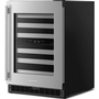 KitchenAid 46-Bottle Undercounter Wine Cellar With Full-Extension Metal-Front Racks - KUWR324SSB