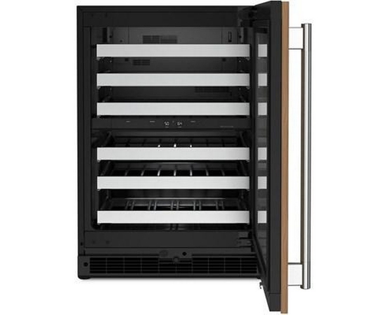 KitchenAid 46-Bottle Undercounter Wine Cellar With Full-Extension Metal-Front Racks - KUWR324SPA