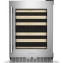 KitchenAid 46-Bottle Undercounter Wine Cellar With Full-Extension Wood-Front Racks - KUWR524SPS