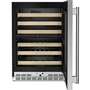 KitchenAid 46-Bottle Undercounter Wine Cellar With Full-Extension Wood-Front Racks - KUWR524SPS