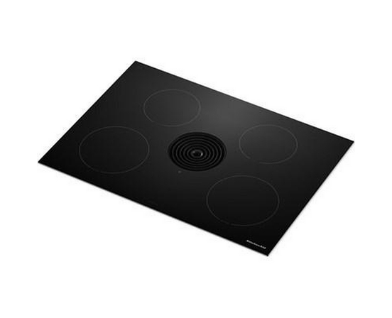 KitchenAid 30-Inch Built-In Nextgen Induction Cooktop With Downdraft Ventilation System - KCID930SBL