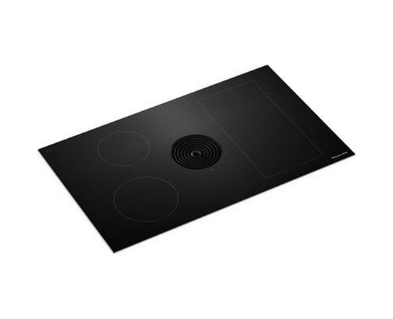 KitchenAid 36-Inch Built-In Nextgen Induction Cooktop With Downdraft Ventilation System - KCID936SBL