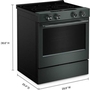 KitchenAid 30-Inch Slide-In Electric Range With  Convection Cooking Modes - YKSES530SJP