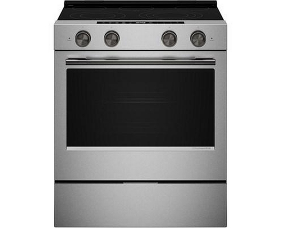 KitchenAid 30-Inch Slide-In Electric Range With  Convection Cooking Modes - YKSES530SPS