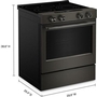 KitchenAid 30-Inch Slide-In Electric Range With  Convection Cooking Modes - YKSES530SBE