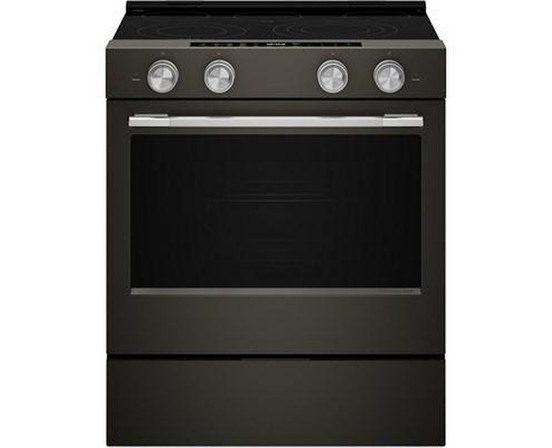 KitchenAid 30-Inch Slide-In Electric Range With  Convection Cooking Modes - YKSES530SBE