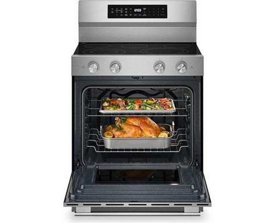 KitchenAid 30-Inch Freestanding Electric Range With Wi-Fi - YKFES530SPS