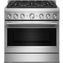 KitchenAid 36-Inch Slide-In Gas Range With 6 Burners - KFGS936SSS