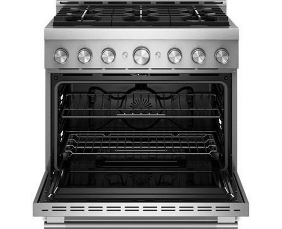 KitchenAid 36-Inch Slide-In Gas Range With 6 Burners - KFGS936SSS