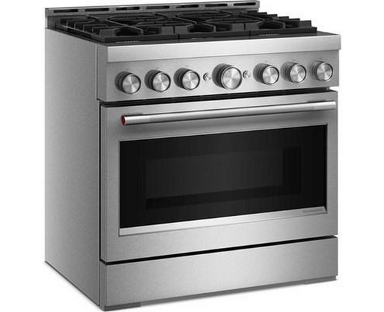 KitchenAid 36-Inch Slide-In Gas Range With 6 Burners - KFGS936SSS
