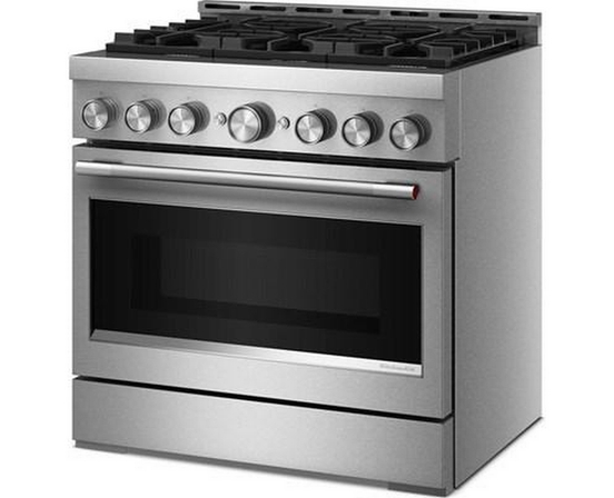 KitchenAid 36-Inch Slide-In Gas Range With 6 Burners - KFGS936SSS