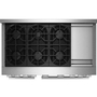 KitchenAid 48-Inch Freestanding Gas Range With 6 Burners And Griddle - KFGD948SSS