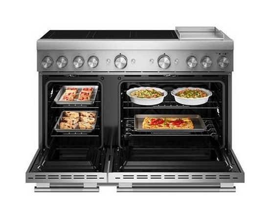 KitchenAid 48-Inch Freestanding Induction Range With 6 Elements And Griddle - KFID948SSS
