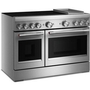 KitchenAid 48-Inch Freestanding Induction Range With 6 Elements And Griddle - KFID948SSS