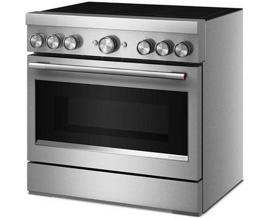 KitchenAid 36-Inch Freestanding Induction Range With 6 Elements - KFIS936SSS