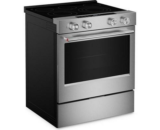 KitchenAid 30-Inch Slide-In Electric Range With Wi-Fi - YKSES330SPS
