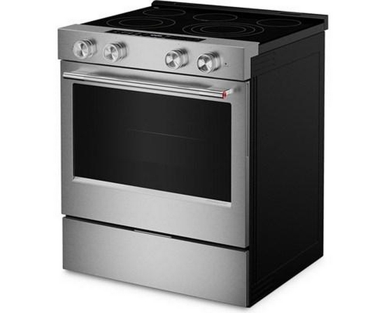 KitchenAid 30-Inch Slide-In Electric Range With Wi-Fi - YKSES330SPS