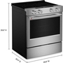 KitchenAid 30-Inch Slide-In Electric Range With Wi-Fi - YKSES330SPS