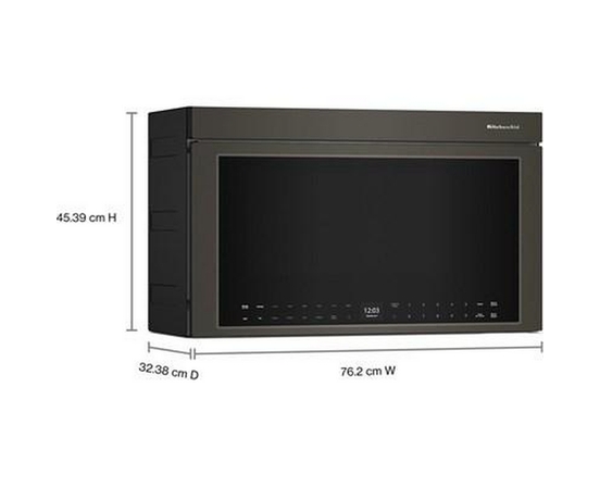 KitchenAid 30-Inch, 1.1 Cu. Ft. Over-The-Range Microwave Oven With Air Fry Technology - YKMMF530PBE