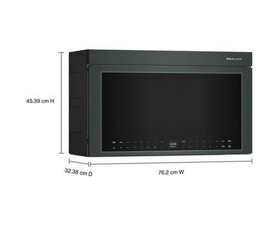 KitchenAid 30-Inch, 1.1 Cu. Ft. Over-The-Range Microwave Oven With Air Fry Technology - YKMMF530PJP