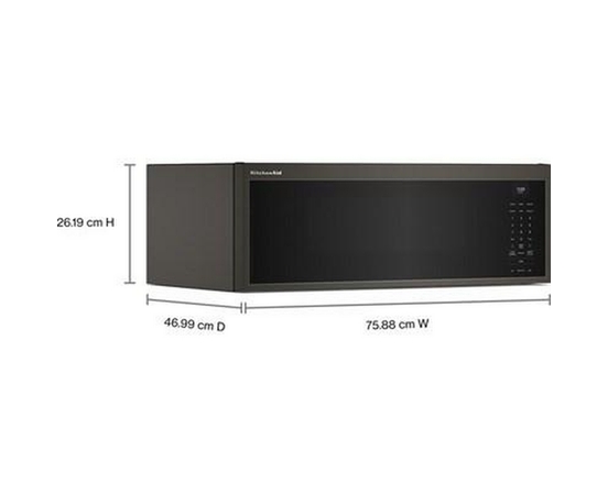 KitchenAid 30-Inch, 1.1 Cu. Ft. Over-The-Range Microwave Oven - YKMML550RBE