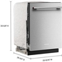 KitchenAid Built-In Dishwasher With 30+ Total Wash Jets - KDTS224SPS