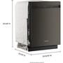KitchenAid Built-In Dishwasher With Third Level Jet Rack - KDFS324SBE