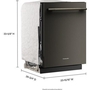 KitchenAid Built-In Dishwasher With Third Level Jet Rack - KDTS324SBE