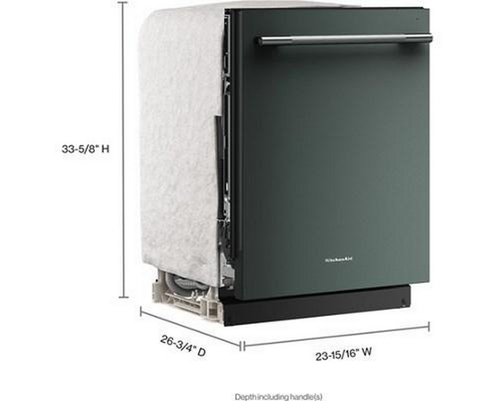 KitchenAid Built-In Dishwasher With Third Level Jet Rack - KDTS324SJP