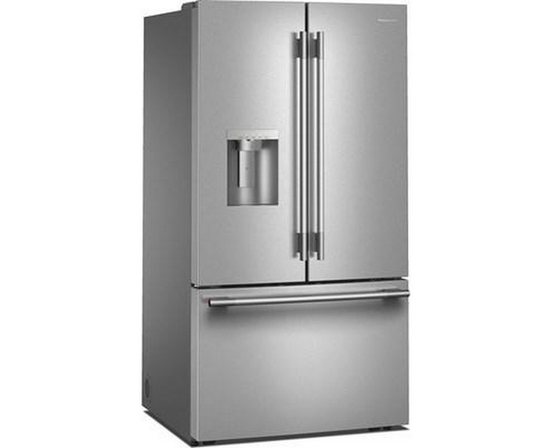KitchenAid 36-Inch French 3-Door Refrigerator With Water And Ice Dispensing System - KRFF436SPS