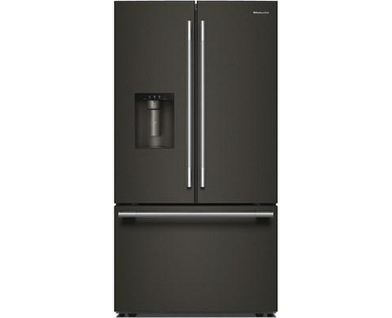 KitchenAid 36-Inch French 3-Door Refrigerator With Water And Ice Dispensing System - KRFF436SBE