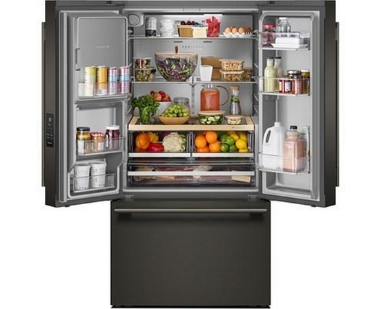 KitchenAid 36-Inch French 3-Door Refrigerator With Water And Ice Dispensing System - KRFF436SBE