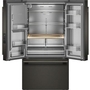 KitchenAid 36-Inch French 3-Door Refrigerator With Water And Ice Dispensing System - KRFF436SBE