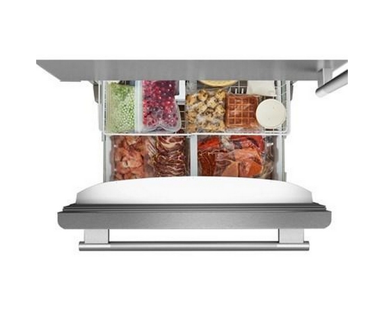 KitchenAid 33-Inch, 22 Cu. Ft. Freestanding Bottom Freezer Refrigerator - KRBL133SPS
