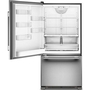 KitchenAid 33-Inch, 22 Cu. Ft. Freestanding Bottom Freezer Refrigerator - KRBL133SPS