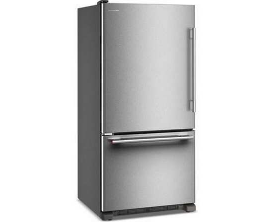 KitchenAid 33-Inch, 22 Cu. Ft. Freestanding Bottom Freezer Refrigerator - KRBL133SPS