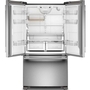 KitchenAid 36-Inch, 20 Cu. Ft. Counter-Depth French 3-Door Refrigerator With Water Dispenser - KRFC136SPS