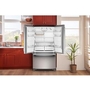 KitchenAid 36-Inch, 20 Cu. Ft. Counter-Depth French 3-Door Refrigerator With Water Dispenser - KRFC136SPS