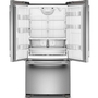 KitchenAid 33-Inch, 22 Cu. Ft. Freestanding French 3-Door Refrigerator With Ice Maker - KRFF333SPS