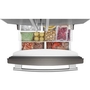 KitchenAid 33-Inch, 22 Cu. Ft. Freestanding French 3-Door Refrigerator With Ice Maker - KRFF333SPS