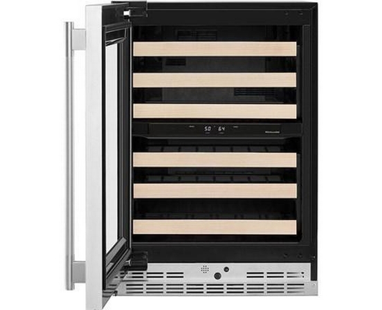 KitchenAid 46-Bottle Wine Cellar - KUWL524SPS